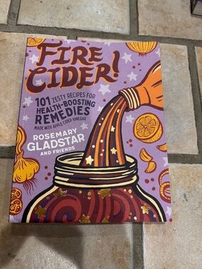Fire Cider! Recipe Book - Purple & Orange Illustrated Cover
